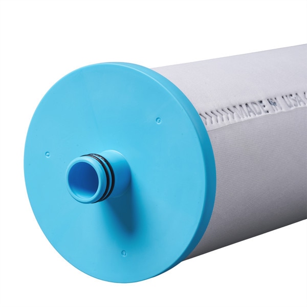 bottom-end view of the filter